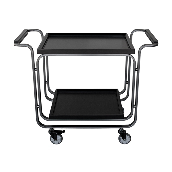 CHARIOT À LIQUEURS ARROW  96x50x83 CM NOIR MAT INOX (1 UNITÉ)
