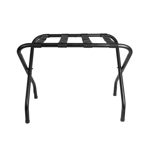 POSE VALISES PLIABLE SANS DOSSIER ARROW  68x34,5x57 CM NOIR MAT METAL (1 UNITÉ)