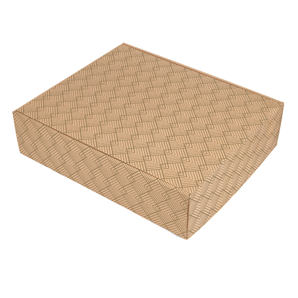 COFFRETS 3 BOUTEILLES THEPACK "ÉCLAT"  34x28x9 CM NATUREL CARTON MICROCANAL (30 UNITÉ)