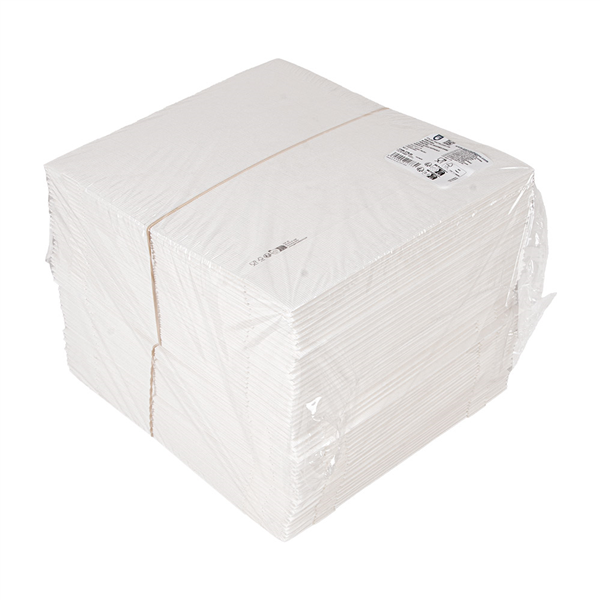 BOÎTES PATISSERIES SANS FENÊTRE THEPACK  26x26x5 CM BLANC CARTON NANO-MICRO (100 UNITÉ)