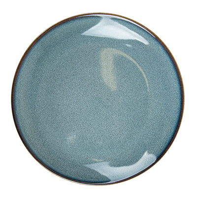 ASSIETTES "AKALA"  Ø21x14,5x2,7 CM BLEU CIEL STONEWARE (6 UNITÉ)