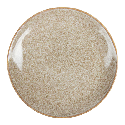 ASSIETTES "AKALA"  Ø21x14,5x2,7 CM TERRE STONEWARE (6 UNITÉ)