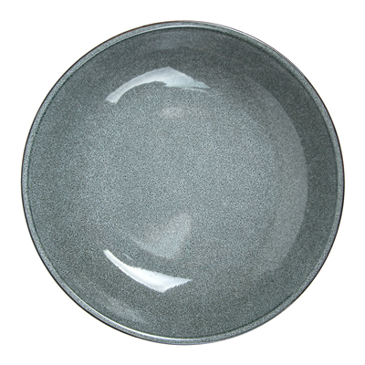 ASSIETTES CREUSES "AKALA"  Ø20x11,2x4,4 CM GRIS STONEWARE (6 UNITÉ)