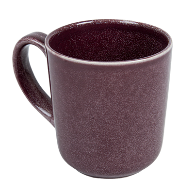 TASSES À CAFÉ "AKALA" 390 ML Ø 9x6x10 CM BORDEAUX STONEWARE (6 UNITÉ)