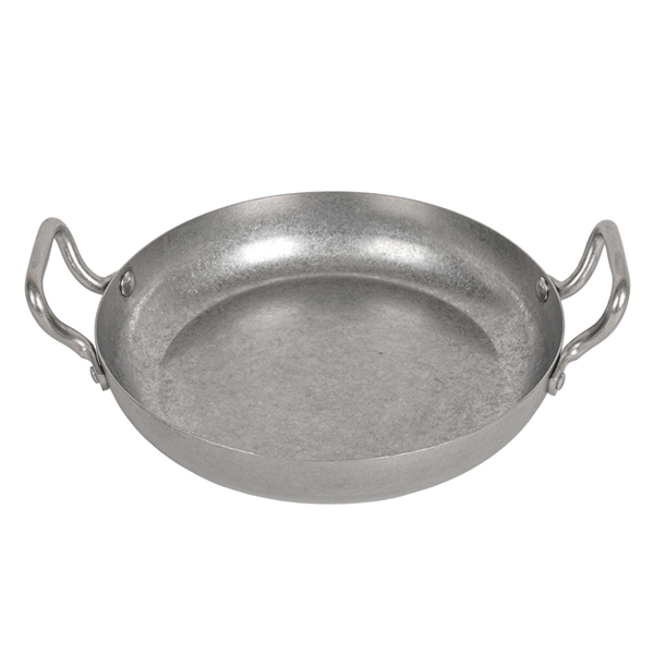 POÊLE À PAELLA DE SERVICE AVEC POIGNÉES ARTINOX  Ø 24x4,5 CM ARGENTE INOX (6 UNITÉ)
