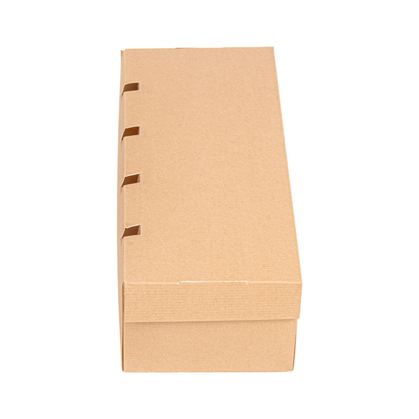 BOÎTES "PANINI" AUTOCONSTRUISIBLES THEPACK  24x10x7 CM NATUREL CARTON NANO-MICRO (400 UNITÉ)