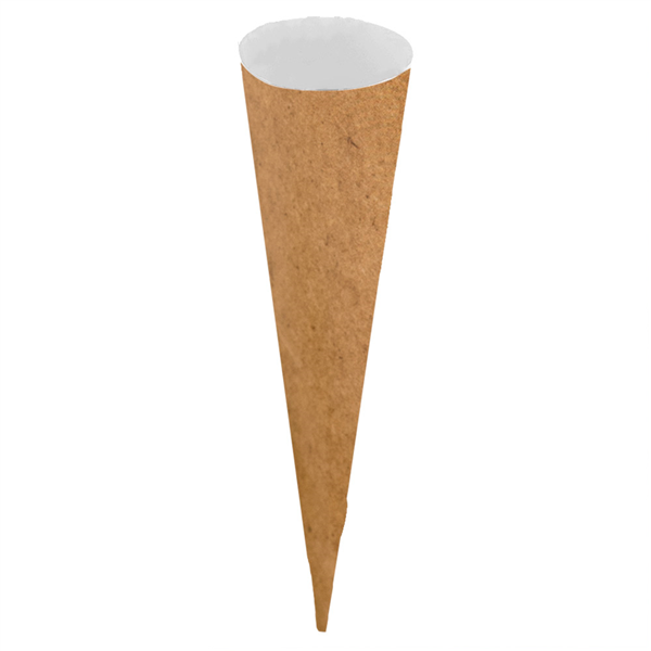 CÔNES GLACES   Ø 3,75x15 CM NATUREL PAPIER (2000 UNITÉ)