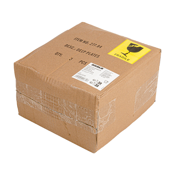 ASSIETTES CREUSES AKALA 620 ML Ø 21,2x4,5 CM BLANC PORCELAINE (3 UNITÉ)