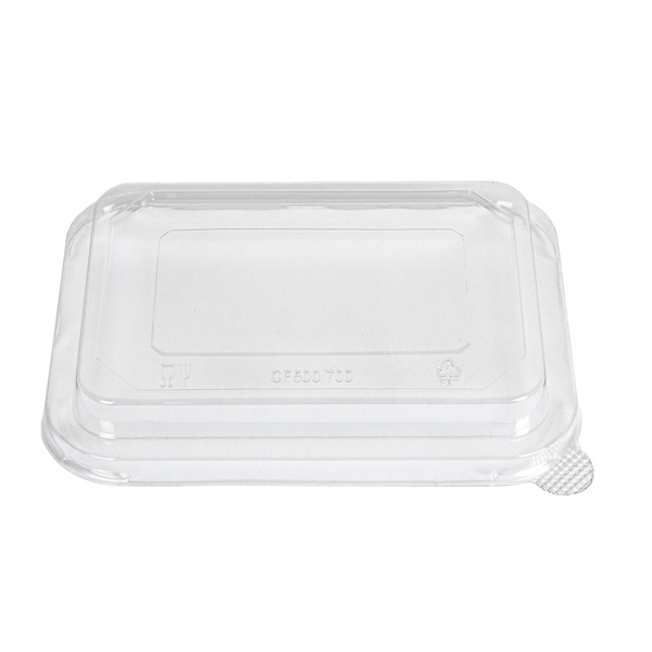 COUVERCLES POUR RÉF. 278.21/ 278.25   19,1x13,8x2,8 CM TRANSPARENT PET (300 UNITÉ)