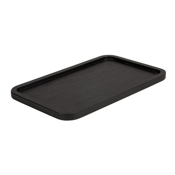 PLATEAU COCKTAIL BAMBOO  20,5x12,5x1 CM NOIR BAMBOU (1 UNITÉ)