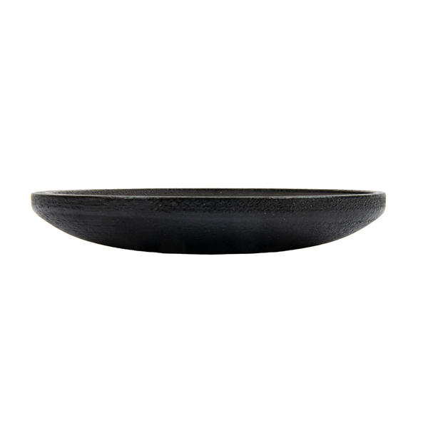 MINI ASSIETTES RONDES BAMBOO  Ø 6x1 CM NOIR BAMBOU (12 UNITÉ)