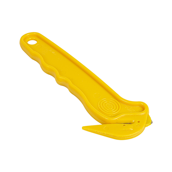 CUTTER POUR FEUILLARD   6x1x16,5 CM JAUNE PLASTIQUE (12 UNITÉ)
