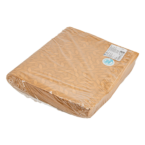 PAPIER INGRAISSABLES FAST FOOD PFAS FREE "LEAF" 38 G/M2 28x34 CM NATUREL PARCH.INGRAISSABLE (1000 UNITÉ)