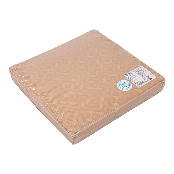 PAPIER INGRAISSABLES BASKET PFAS FREE "LEAF" 38 G/M2 31x31 CM NATUREL PARCH.INGRAISSABLE (1000 UNITÉ)