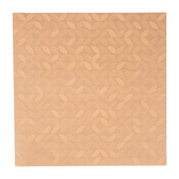 PAPIER INGRAISSABLES BASKET PFAS FREE "LEAF" 38 G/M2 31x31 CM NATUREL PARCH.INGRAISSABLE (1000 UNITÉ)