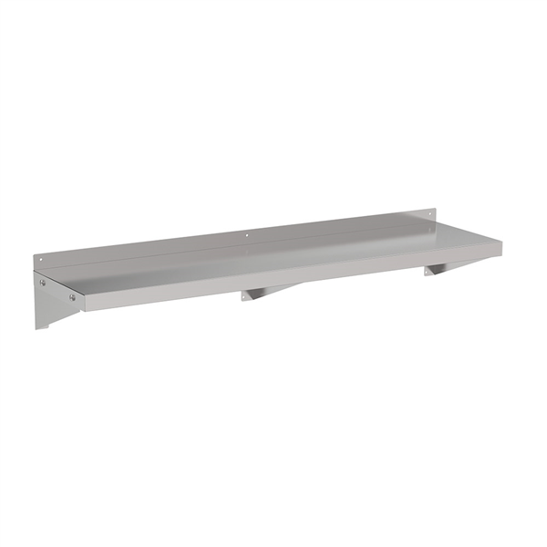 ÉTAGÈRE ARROW  120x30x19 CM ARGENTE INOX (1 UNITÉ)