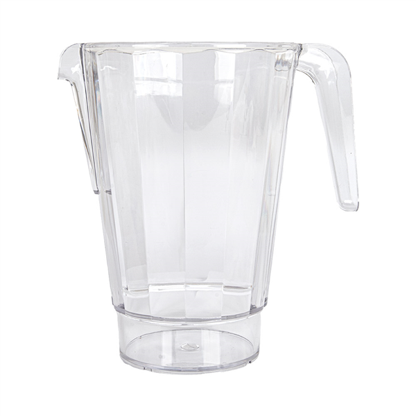 PICHETS EMPILABLES  1500 ML Ø 13,6/7,6x20 CM TRANSPARENT SAN (12 UNITÉ)