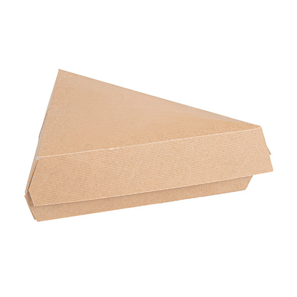 BOÎTE À PART DE GÂTEAU SANS FENÊTRE THEPACK  17x13x6 CM NATUREL CARTON NANO-MICRO (400 UNITÉ)