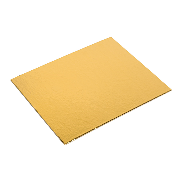 CARTONS PÂTISSERIE DEUX FACES  950 G/M2 16,5x13,5 CM OR/NOIR CARTON (50 UNITÉ)