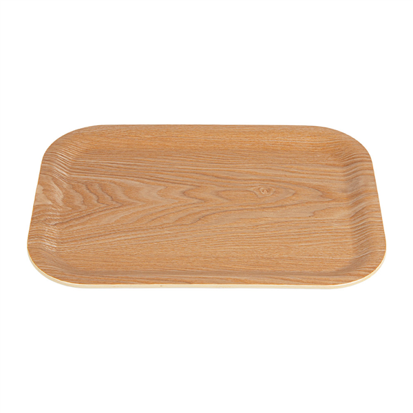 PLATEAU WOOD  28,5x20,5 CM NATUREL BOIS (1 UNITÉ)