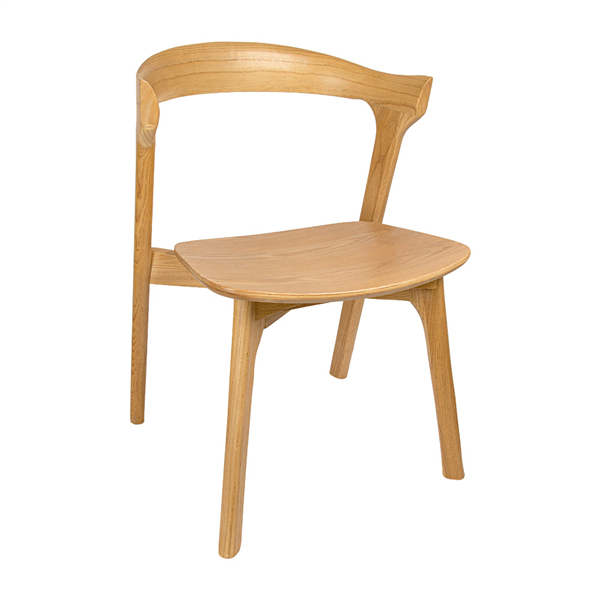 CHAISE SUPRA-TEK  49x51x77 CM MARRON CLAIR BOIS D’ORME (2 UNITÉ)