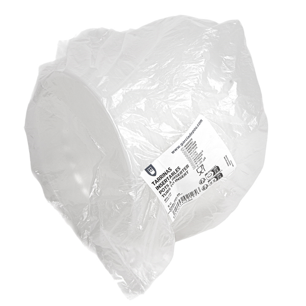 POTS À INSERTER   Ø15 CM TRANSPARENT PP (300 UNITÉ)