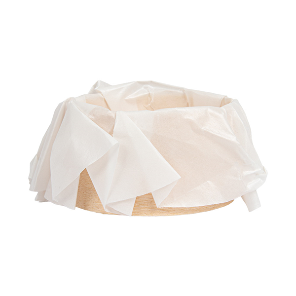 ANNEAU DE CUISSON AVEC PAPIER SILICONÉ WOOD 55 ML Ø 5x3 CM NATUREL BOIS (100 UNITÉ)