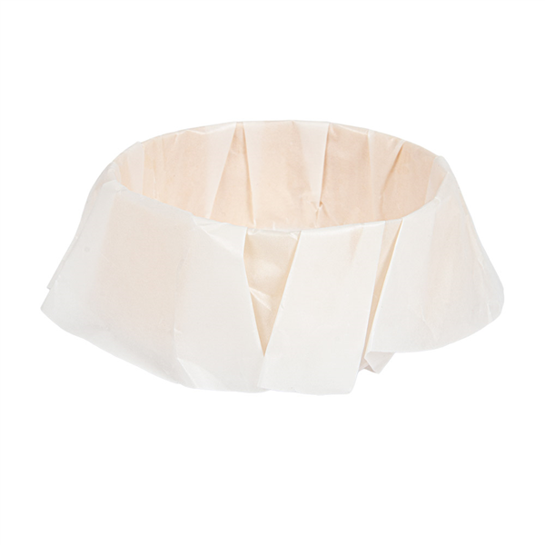 ANNEAU DE CUISSON AVEC PAPIER SILICONÉ WOOD 150 ML Ø 8x3 CM NATUREL BOIS (100 UNITÉ)