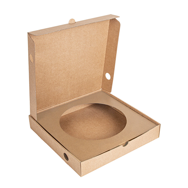 BOÎTES TRANSPORT RÉCIPIENTS ALIMENTAIRES THEPACK  30x30x5 CM NATUREL CARTON MICROCANAL (100 UNITÉ)