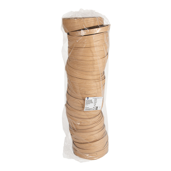 COUVERCLES DOUBLE PAROI POUR SALADIERS  300 + 250 + 18 PE G/M2 Ø15 CM MARRON KRAFT (300 UNITÉ)