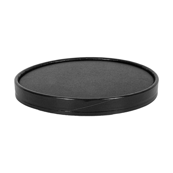 COUVERCLES POUR SALADIERS 280.72/73/74  260 + 18 PE G/M2 Ø 15 CM NOIR KRAFT (300 UNITÉ)