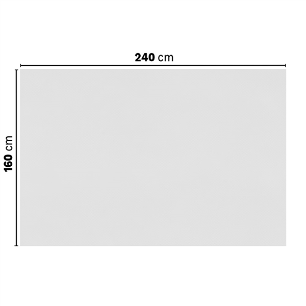 SETS DE TABLE PLIAGE M SPUNBOND  60 G/M2 160 x 240 CM BLANC PP (40 UNITÉ)