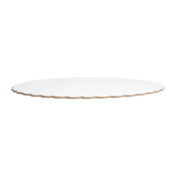 BASE À GÂTEAU  1780 G/M2 Ø 19 CM BLANC CARTON (50 UNITÉ)