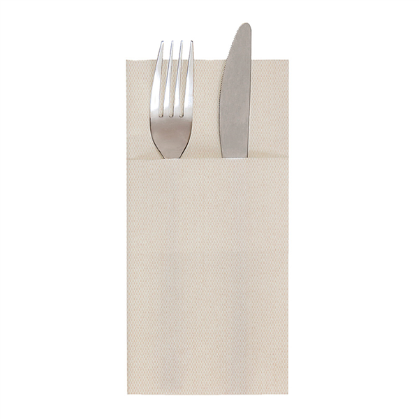 SERVIETTES KANGOUROU LIKE LINEN - ECO BAMBOO  70 G/M2 40x40 CM NATUREL SPUNLACE (700 UNITÉ)