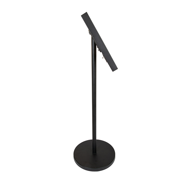 PORTE MENUS DIN-A3 AVEC PIED INCORPORÉ   Ø 35x110 CM NOIR METAL (1 UNITÉ)