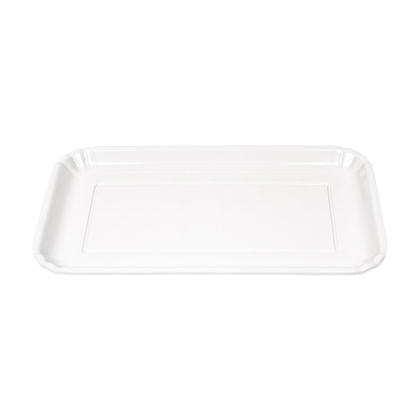 PLATEAUX RECTANGULAIRES ASAMI WARE  26,3x16,1x1,6 CM BLANC MÉLAMINE (6 UNITÉ)
