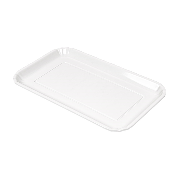 PLATEAUX RECTANGULAIRES ASAMI WARE  26,3x16,1x1,6 CM BLANC MÉLAMINE (6 UNITÉ)