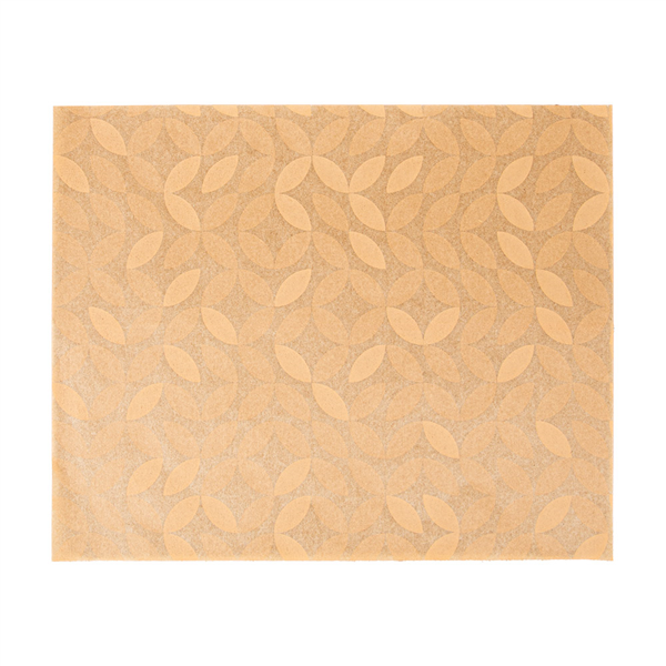 MINI PAPIER INGRAISSABLES PFAS FREE "LEAF" 34 G/M2 25x20 CM NATUREL PARCH.INGRAISSABLE (1000 UNITÉ)