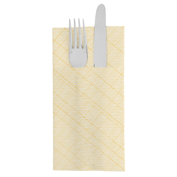 SERVIETTES KANGOUROU "CROSSLINE" 55 G/M2 40x40 CM AUBE AIRLAID (700 UNITÉ)