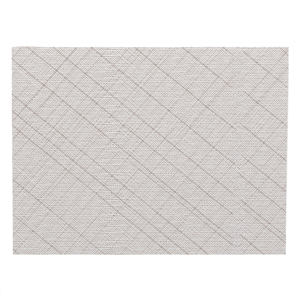 SETS DE TABLE "CROSSLINE" 55 G/M2 30x40 CM TAUPE AIRLAID (800 UNITÉ)
