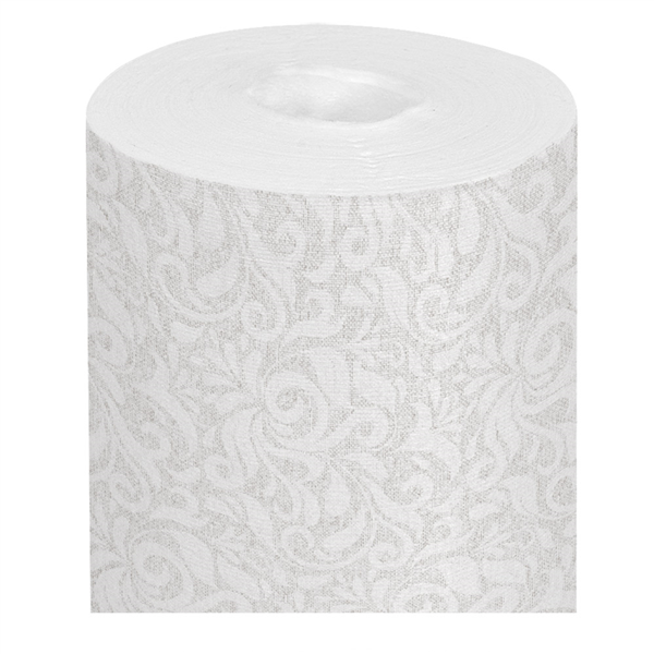 NAPPE EN ROULEAU LIKE LINEN "DAMASCO" 70 G/M2 1,20x25 M BLANC SPUNLACE (1 UNITÉ)