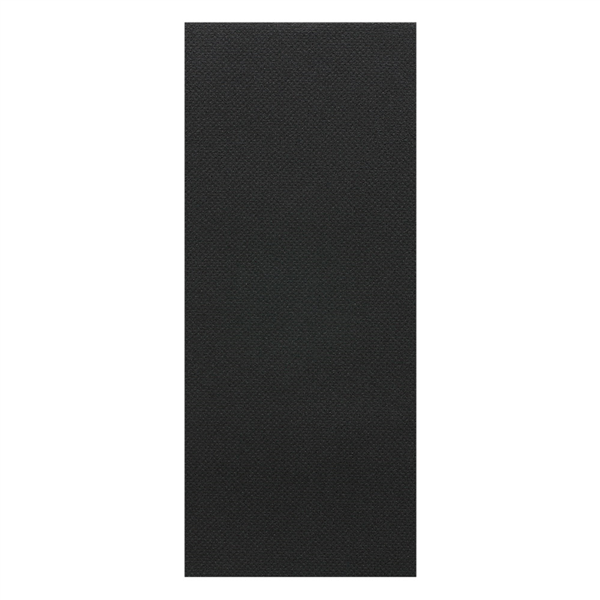 SERVIETTES ECOLABEL P. 1/8 SLIM DOUBLE POINT  18 G/M2 33x40 CM NOIR OUATE (1400 UNITÉ)