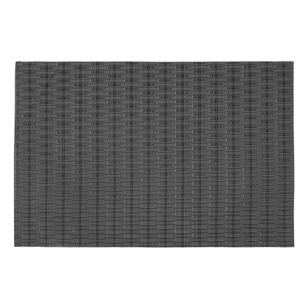 SETS DE TABLE   45x30 CM GRIS PVC (12 UNITÉ)