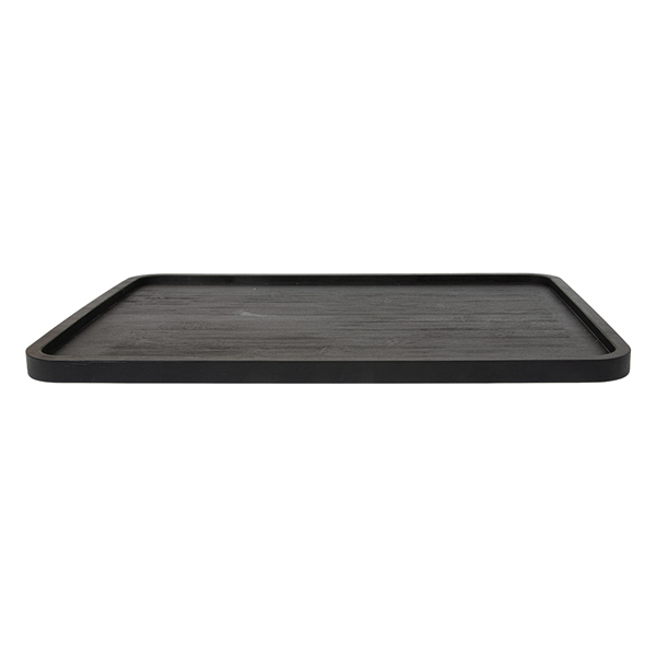 PLATEAU BAMBOO  40x30x1,5 CM NOIR BAMBOU (1 UNITÉ)