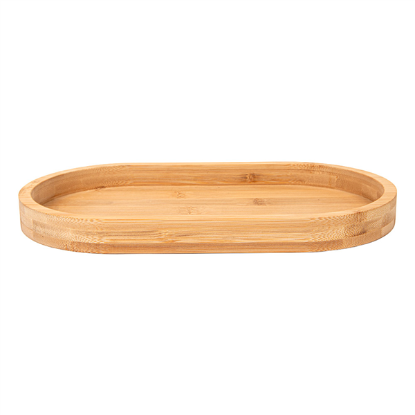 PLATEAU OVALE BAMBOO  30x17x2,5 CM NATUREL BAMBOU (1 UNITÉ)