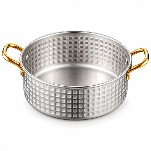 MINI CASSEROLE ARTINOX "VINTAGE" 800 ML Ø 16,5x6 CM ARGENTE INOX (1 UNITÉ)