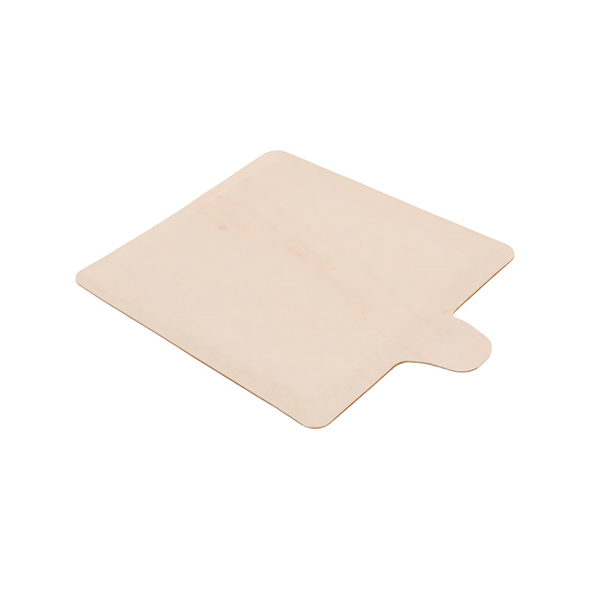 MINI ASSIETTES CARRÉES WOOD  10,5x9x0,8 CM NATUREL BOIS (1200 UNITÉ)