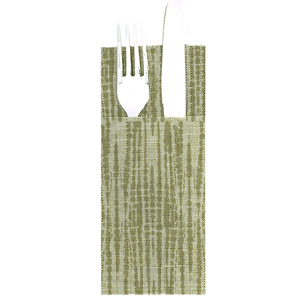 SERVIETTES "CANGURITO" "NEW SAFARI" 55 G/M2 33x40 CM VERT AIRLAID (700 UNITÉ)