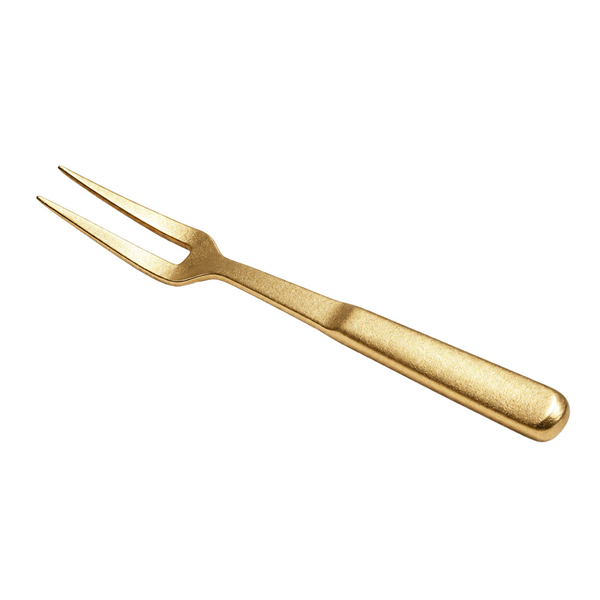 FOURCHETTE DE SERVICE À DEUX DENTS ARTINOX "VINTAGE"  28,5 CM DORE INOX (1 UNITÉ)