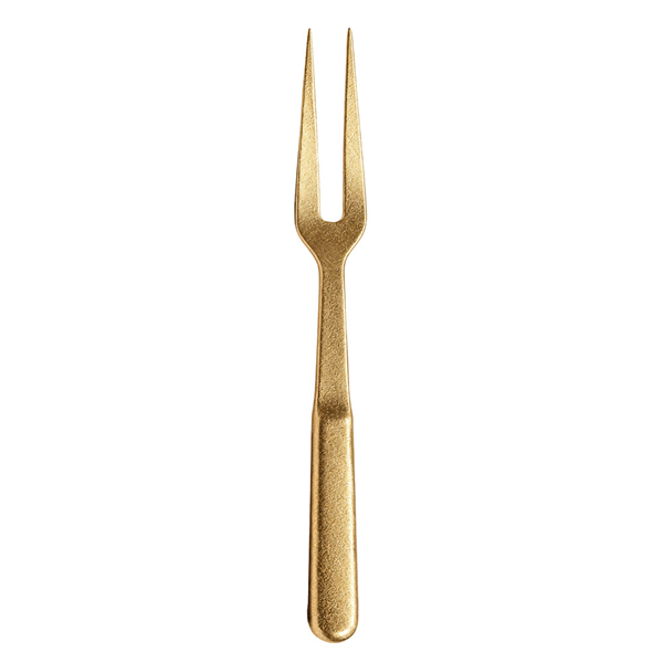 FOURCHETTE DE SERVICE À DEUX DENTS ARTINOX "VINTAGE"  28,5 CM DORE INOX (1 UNITÉ)